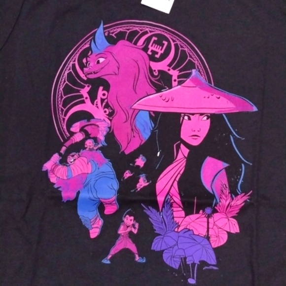 NWT Girls' Disney Raya Short Sleeve Graphic T-Shirt - L PLUS/XXL - Picture 2 of 4